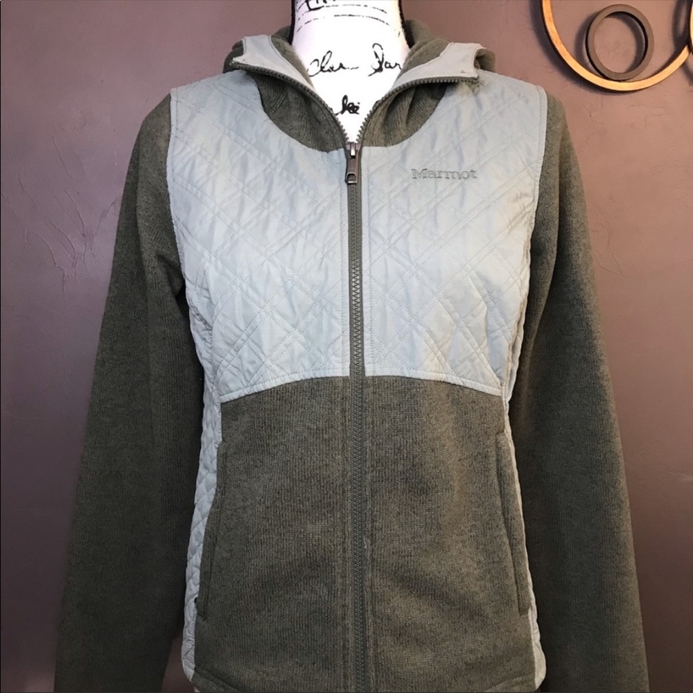 Marmot Women's Two-Tone Green Sweater